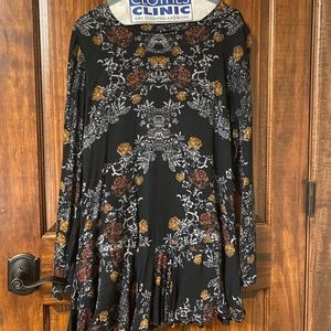 Free People dress size M. Navy Blue multi color